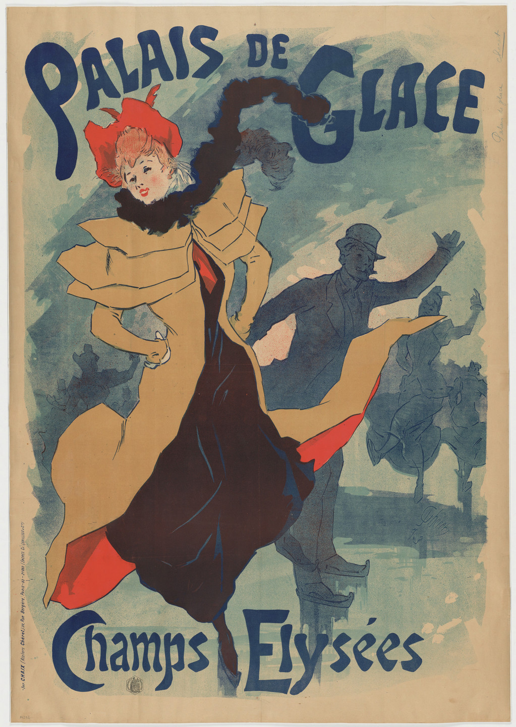 Il manifesto a colori di Jules Chéret per il Palais de Glace di Parigi