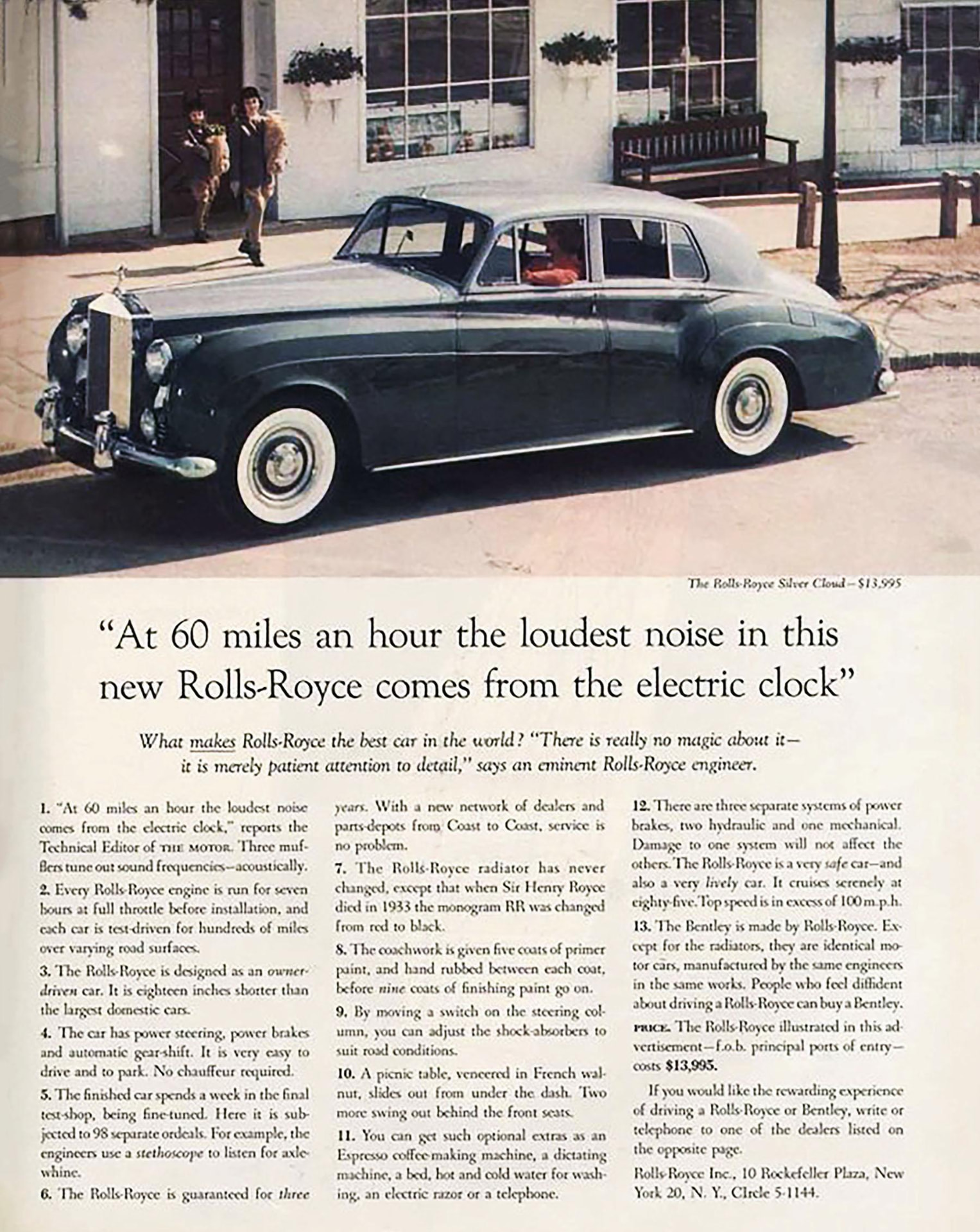 Annuncio storico Rolls-Royce firmato da David Ogilvy